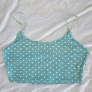 Polka Dot Crop Top